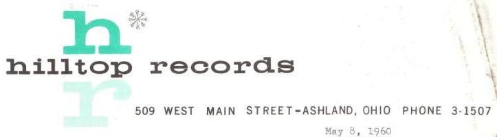 Hilltop Records Letterhead